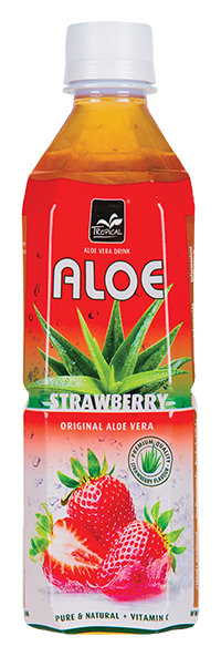 Tropical Strawberry Aloe Vera 500 ml - Truskawka